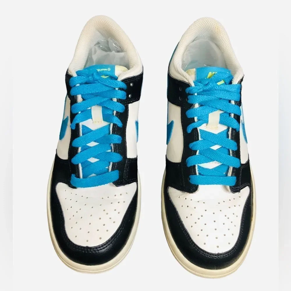 Dunk Low GS White Orion Blue Size 5.5Y (310569-147) Y2K